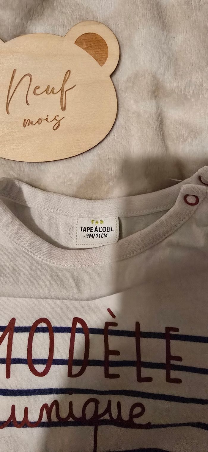 Haut manches longues 9mois tao - photo numéro 2