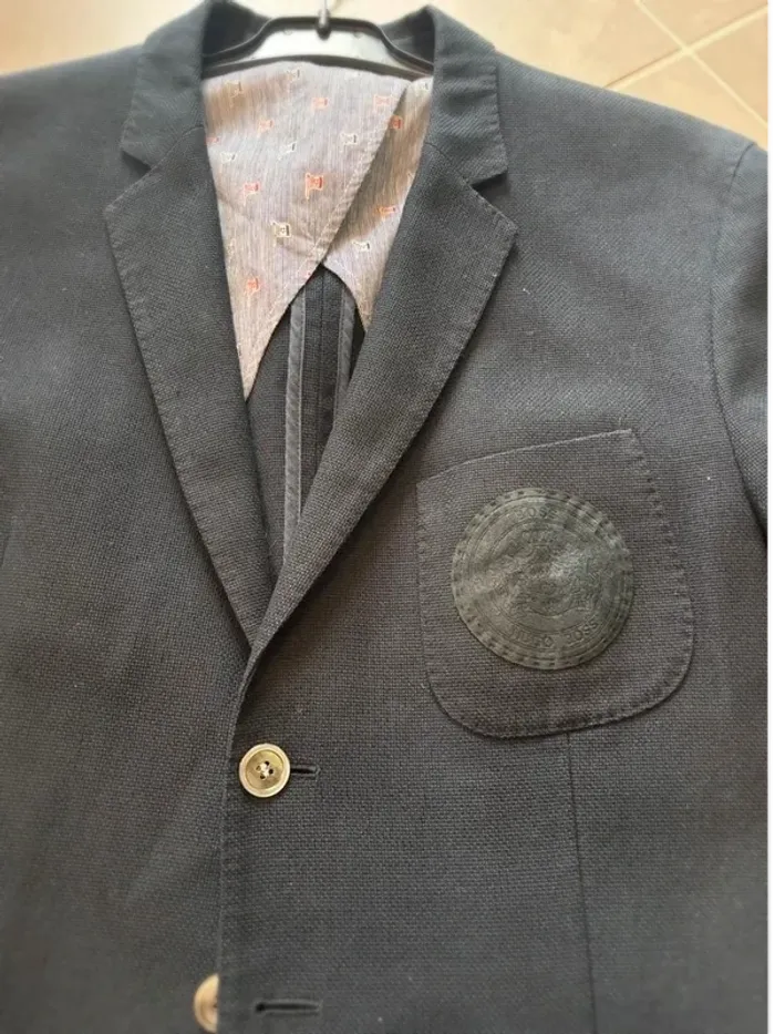 Veste noire en laine T50 Hugo Boss - photo numéro 5