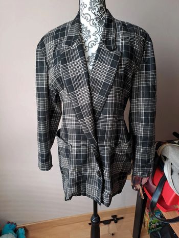 Veste cardigan semi long taille38 #puzzle