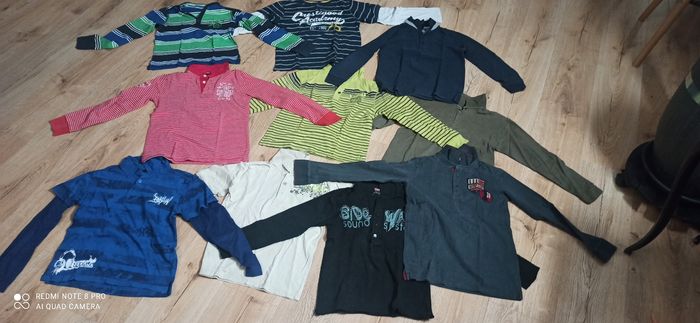 Lot de 10 polos mL 10 ans