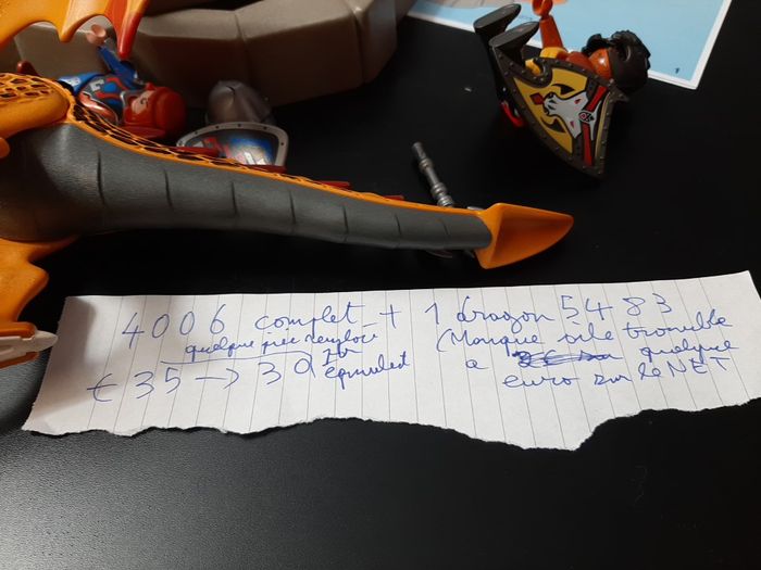 Playmobil - 4006- Superset Chevaliers dragons + dragon 5483 - photo numéro 10