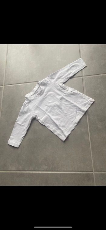 Tee shirt manches longues Coton organic mixte 6 mois