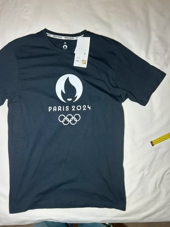 T-shirt jeux olympiques Paris 2024 noir - photo numéro 2