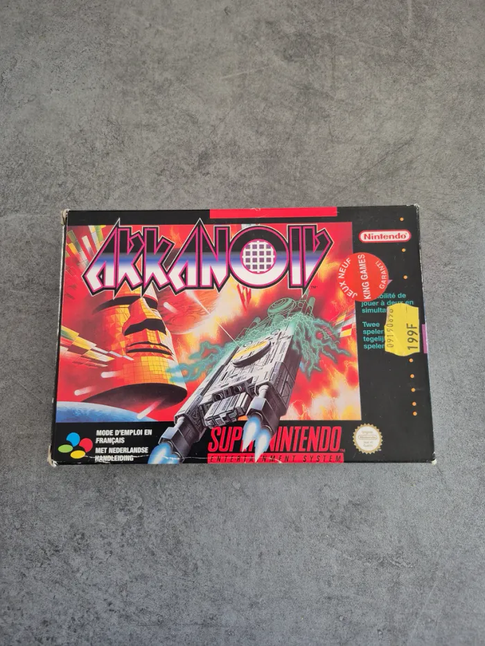 Jeu Arkanoid FAH Super Nintendo - SNES - Pal FAH Complet Super état