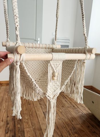 Balançoire bébé Macramé