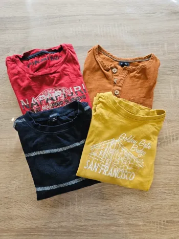 Lot tee shirt manches longues 5 ans