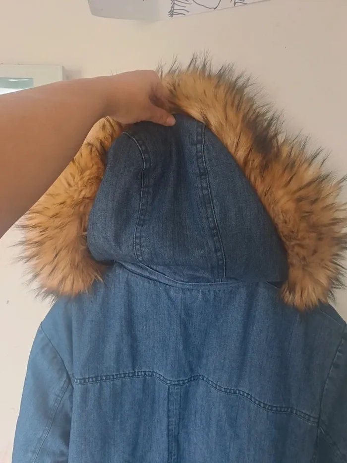 Manteau doudoune effet jean en extérieur Taille 4 Elyne - photo numéro 19