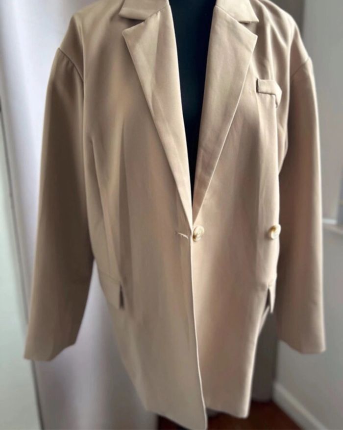 Blazer long oversize taille 38 - photo numéro 2