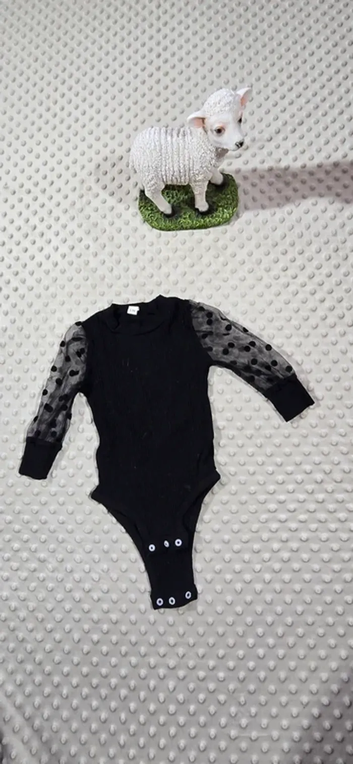 Body longue manche transparente 6 9 mois