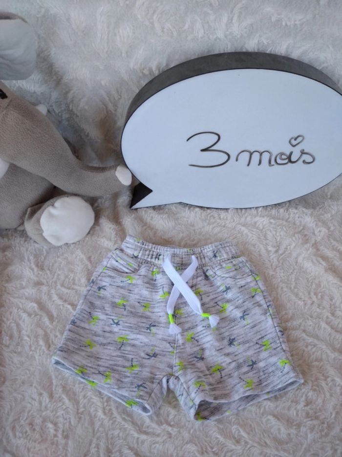 Short Garçon 3 mois Palmier In Extenso