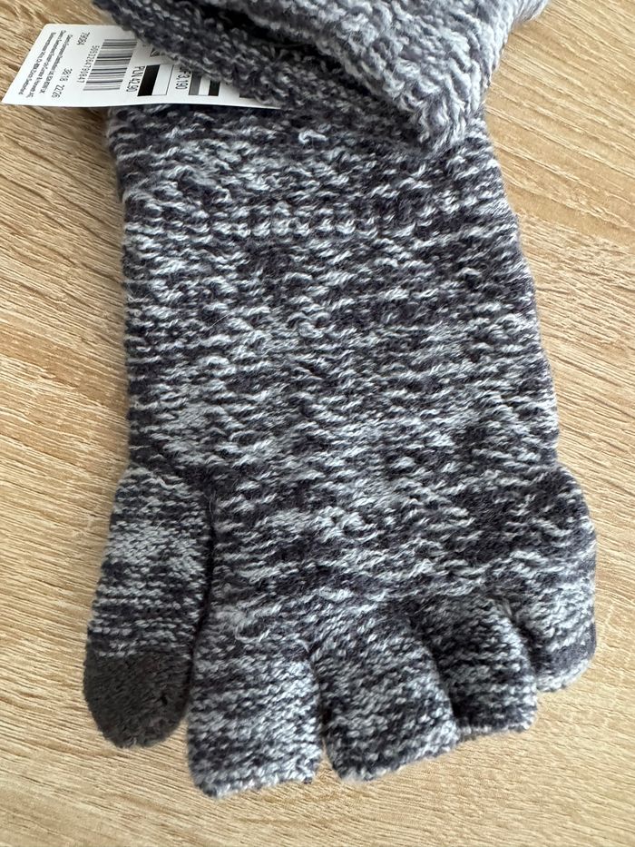 Gants moufles gris mouchetés noirs neuf Claire's - photo numéro 3