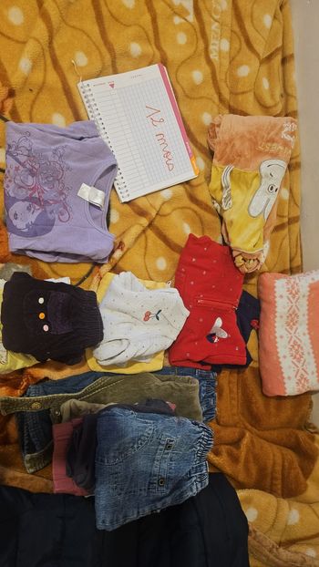 lots vêtements bébé fille taille 12 mois
