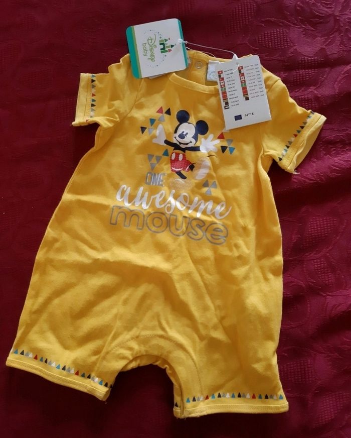 Barboteuse/combishort Disney 3M mixte - photo numéro 4
