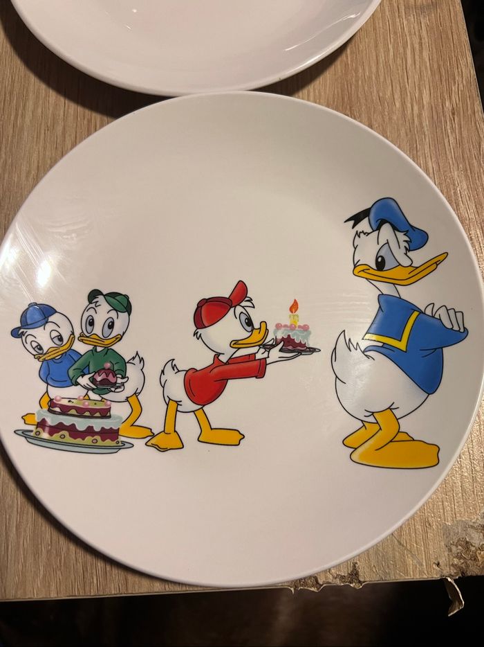 Assiettes à dessert en porcelaine - photo numéro 2