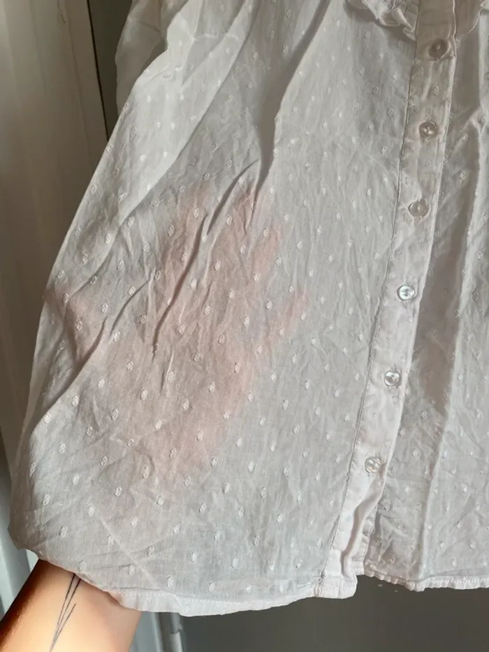 Chemise blanche plumetis Collection IRL - photo numéro 3