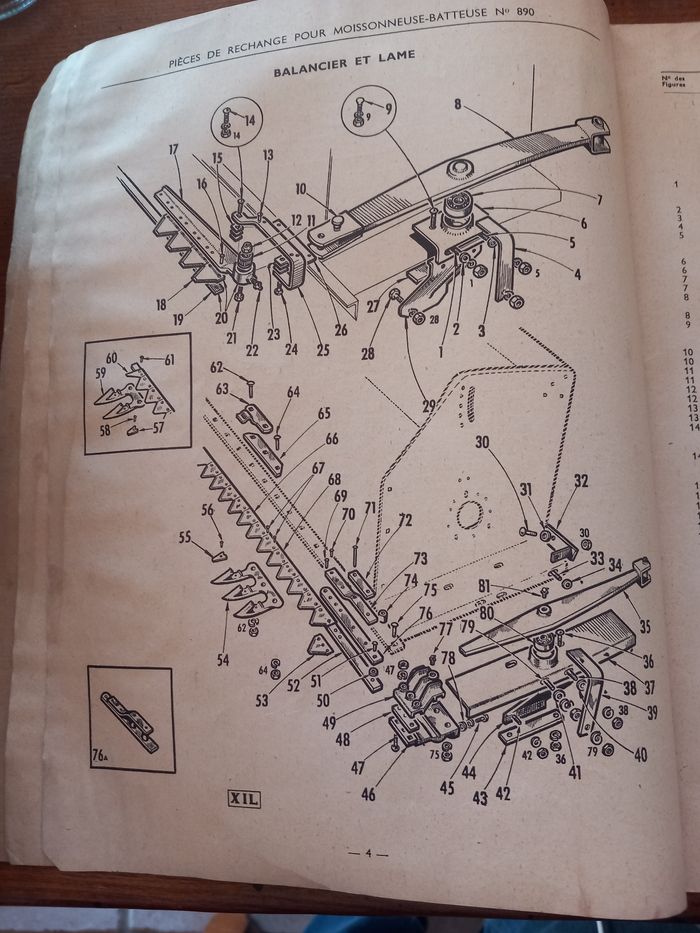 Catalogue de pièces de rechange moissonneuse batteuse 890 - photo numéro 4