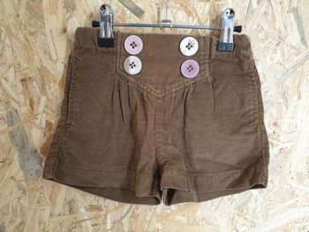 Short velours Sergent Major 2 ans