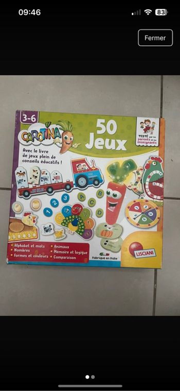 50 jeux Carotina