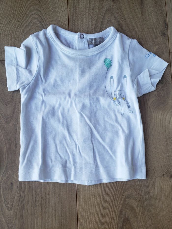 Lot maillots manches courtes 03 mois - photo numéro 4