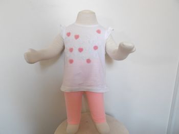 Tshirt fille 6 mois - Groseille