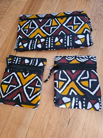 Pochettes neuves pour sac  cabaia artisanales wax