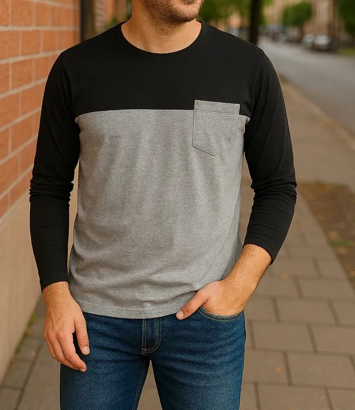 Tee-shirt manches longues Livergy taille M