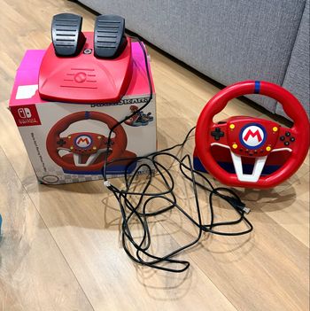 Mario kart racing wheel pro mini Nintendo 