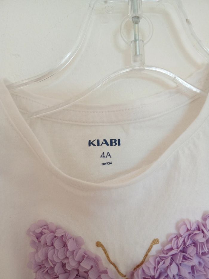 T-shirt fille taille 4 ans Kiabi - photo numéro 3