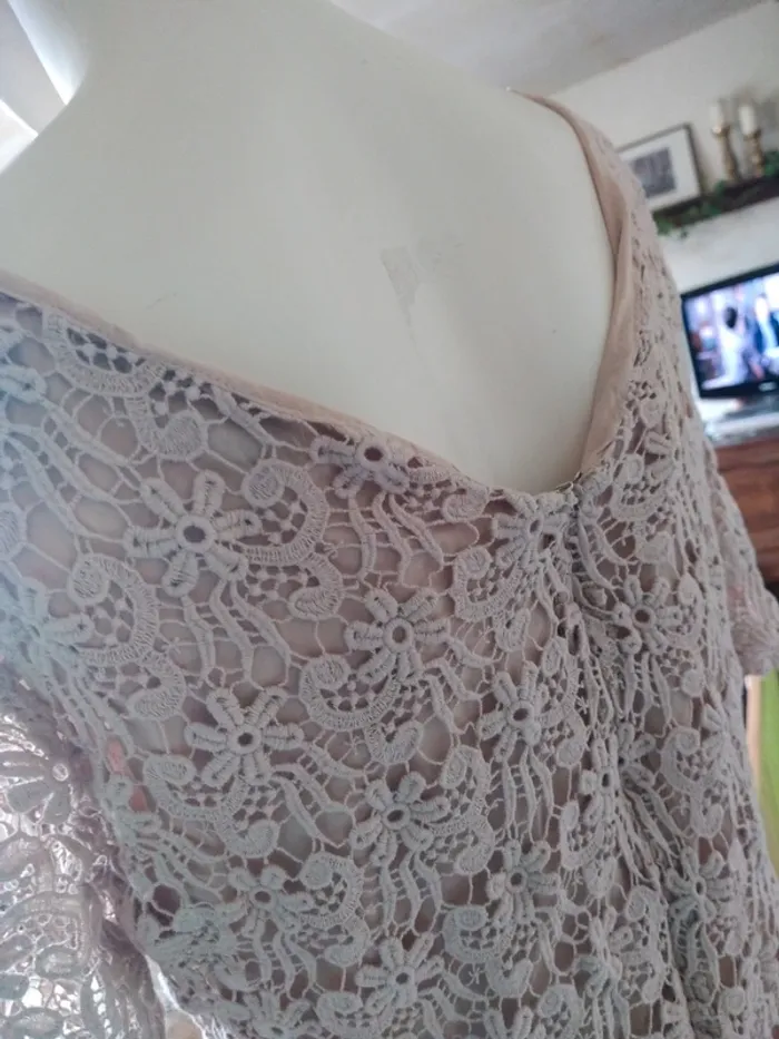 Robe dress dentelle lace chic été cérémonie - photo numéro 3