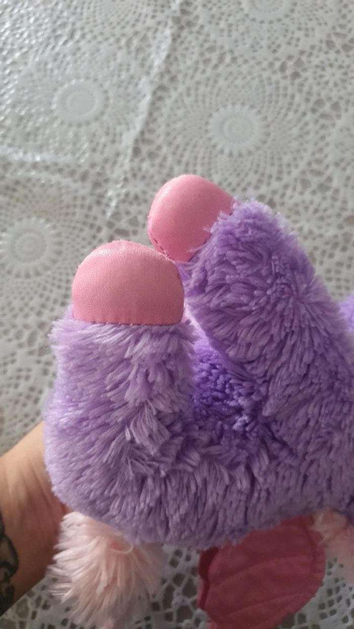 Licorne violette peluche jouet fille doudou - photo numéro 9