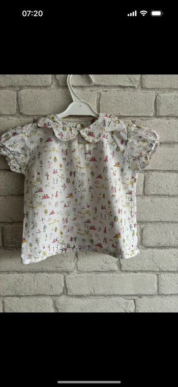 Blouse liberty  taille 1 ans