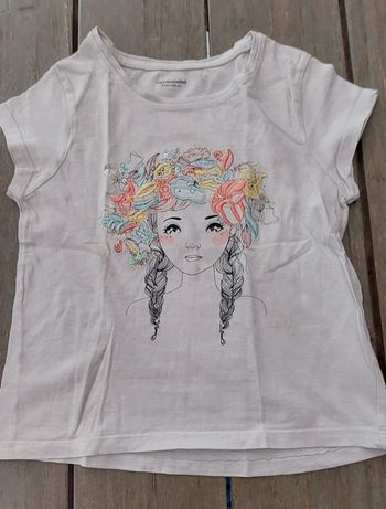 Tee-shirt blanc 8 ans