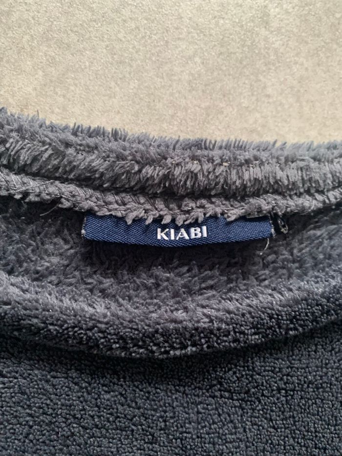 Pull polaire marine et argenté Kiabi taille 12 ans - photo numéro 3