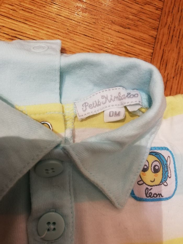 Polo naissance petit kimbaloo garçon - photo numéro 2