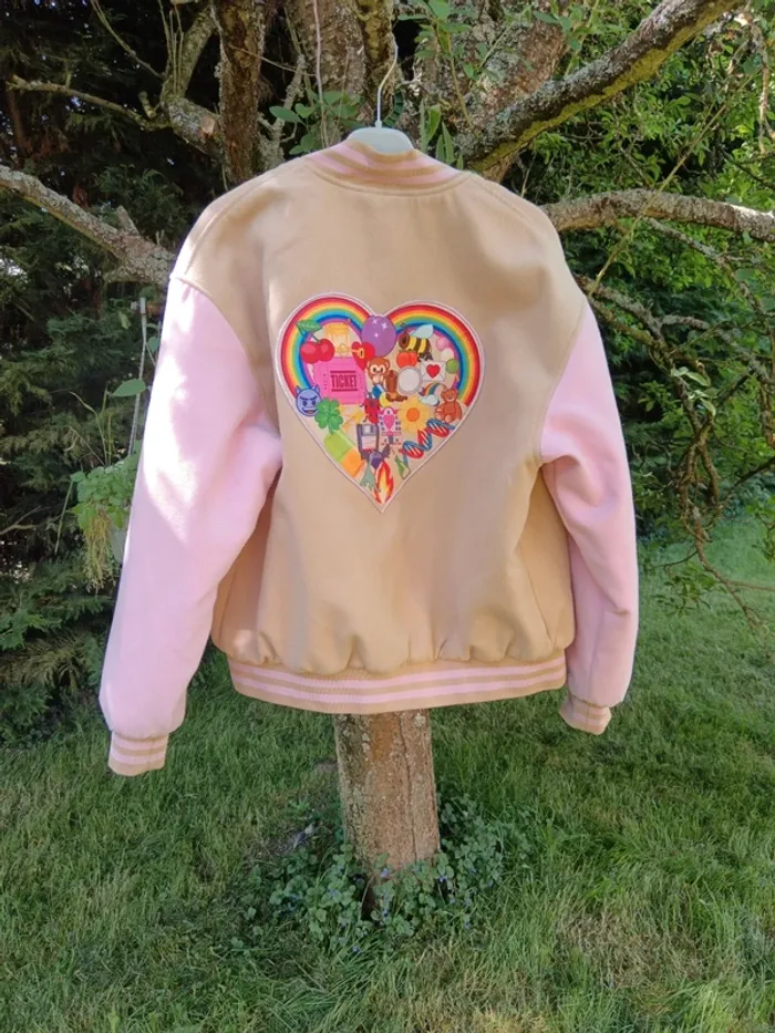 Veste style bombers matière polaire - photo numéro 4