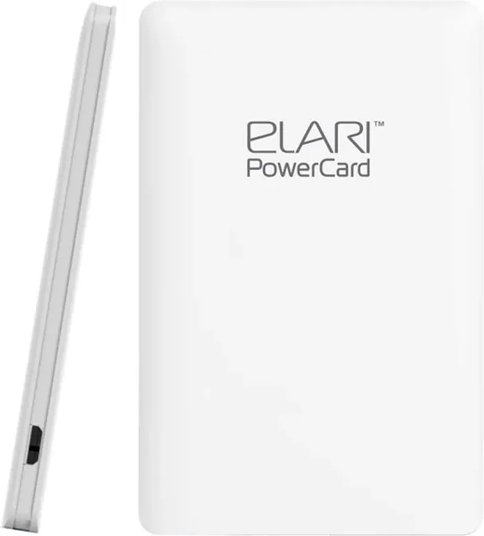 Batterie externe Elari PowerCard micro-USB, Lightning, 2500 mAh- blanche Neuf - photo numéro 2