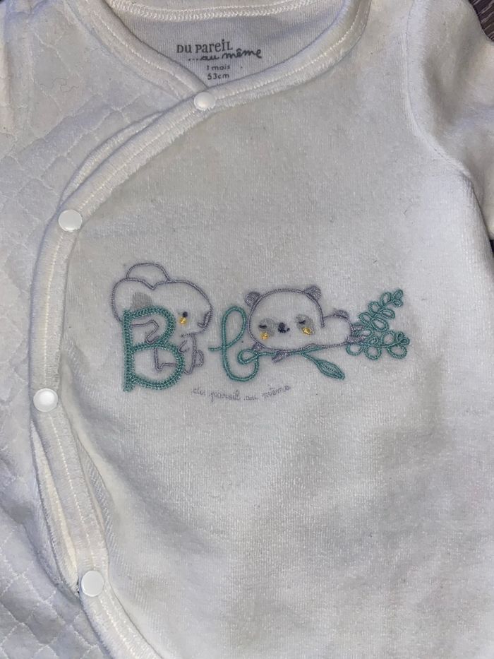 Pyjama blanc dpam - photo numéro 3