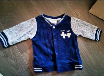 Gilet zippé bébé garçon 3 mois neuf