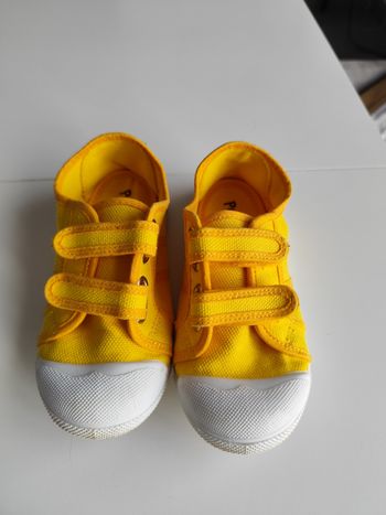 Baskets en toiles mixte 28