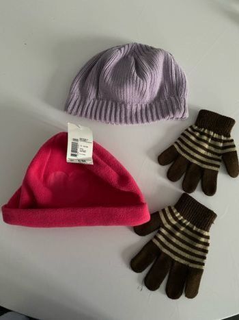 2 bonnets et gants