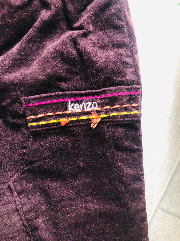 Pantalon prune fille Kenzo kids - photo numéro 3