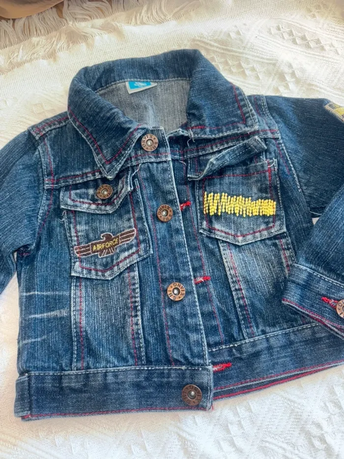 Veste en jeans 2 ans - photo numéro 2