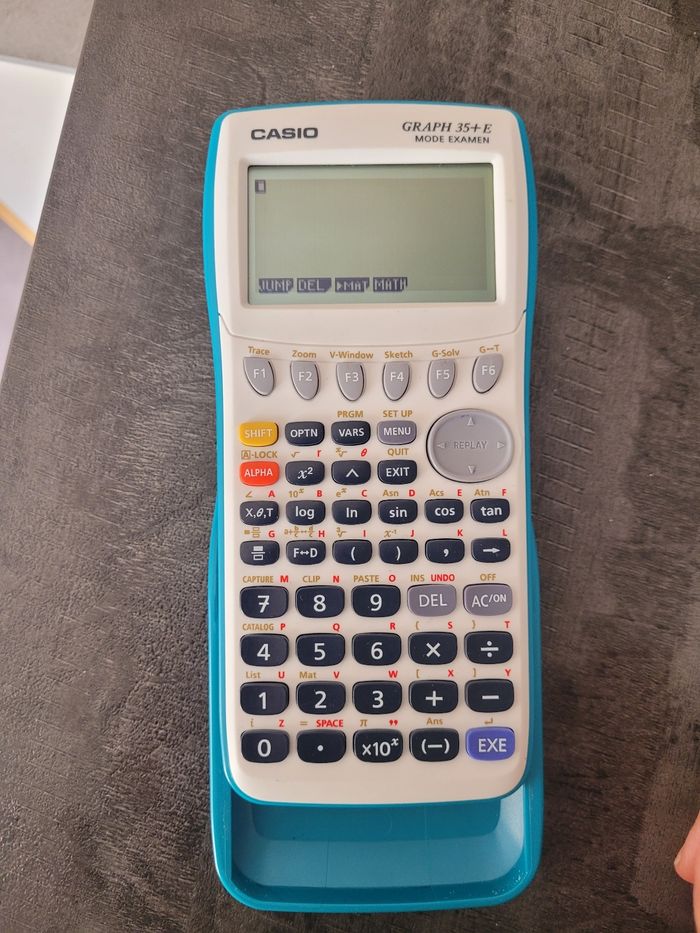 Calculatrice Casio Graph 35+E mode examen