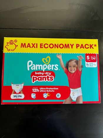 86 couches pampers pants taille 5