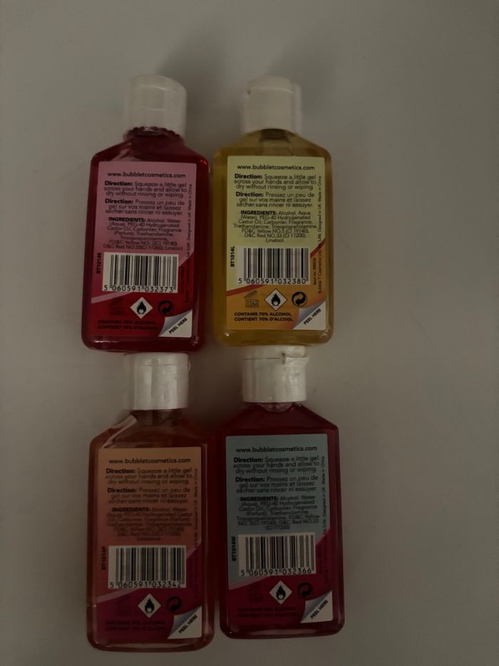 4 gel hydroalcoolique Bubble T neuf - photo numéro 2