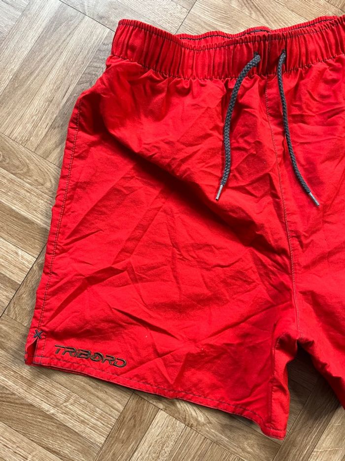 Short de bain rouge Tribord x Décathlon - photo numéro 2