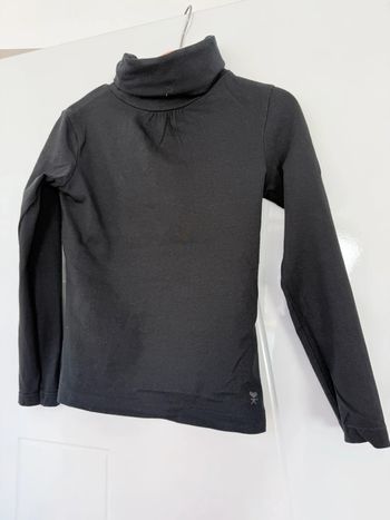 Col roulé Okaidi noir en 8ans