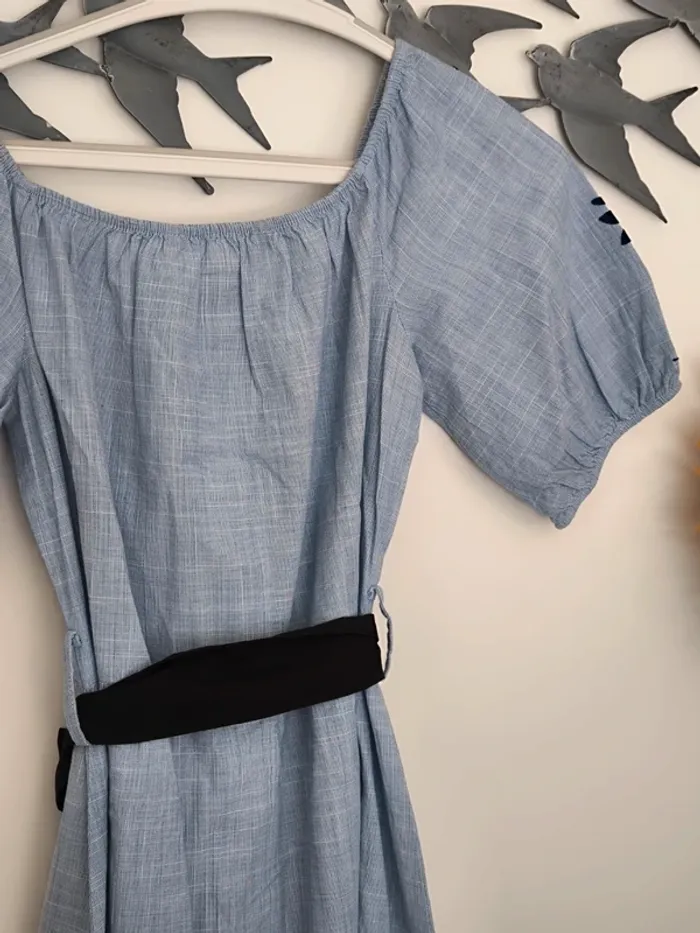 Robe Zara évasé manches bouffantes 36 - photo numéro 13