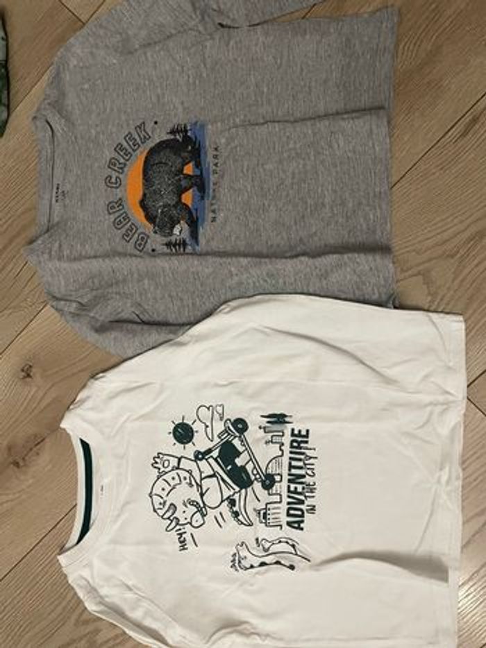 Lot 8 tee shirts manches longues +1 jogging - photo numéro 4