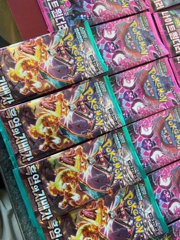 Lot de 16 boosters pokémon coréens - photo numéro 3